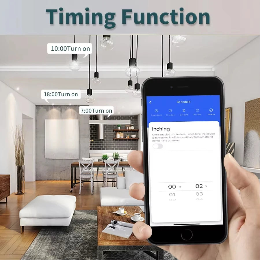 1/2/3Gang Wall Switch RF 433Mhz Wireless Light Switch Tuya Smart Wifi Switch Smart Life APP Voice Control with Alexa Google Home